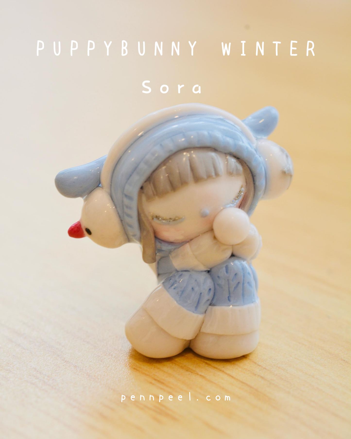 Sora ❄️ Desk Buddy ❄️ Puppybunny Winter (Pre-order)