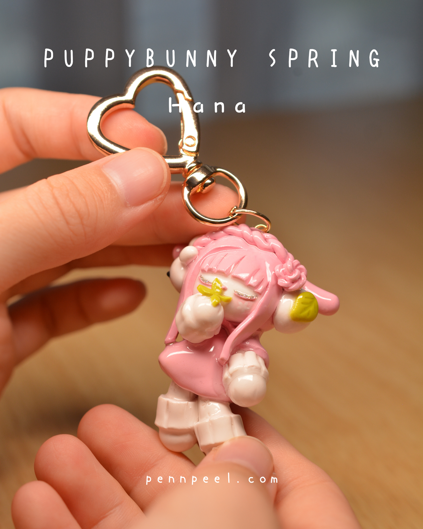 Hana 🌸 Keychain 🌸 Puppybunny Spring (Pre-order)