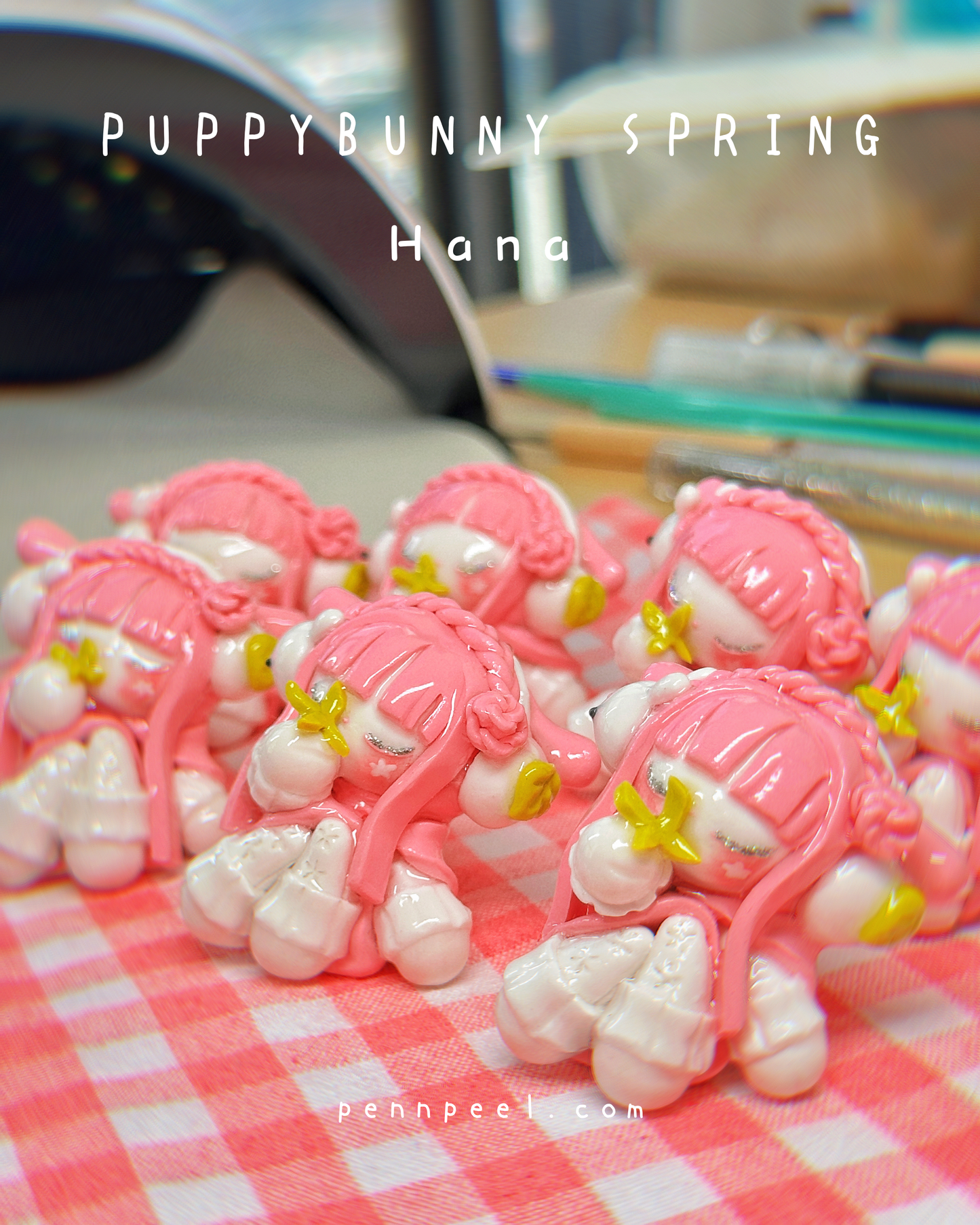 Hana 🌸 Desk Buddy 🌸 Puppybunny Spring (Pre-order)