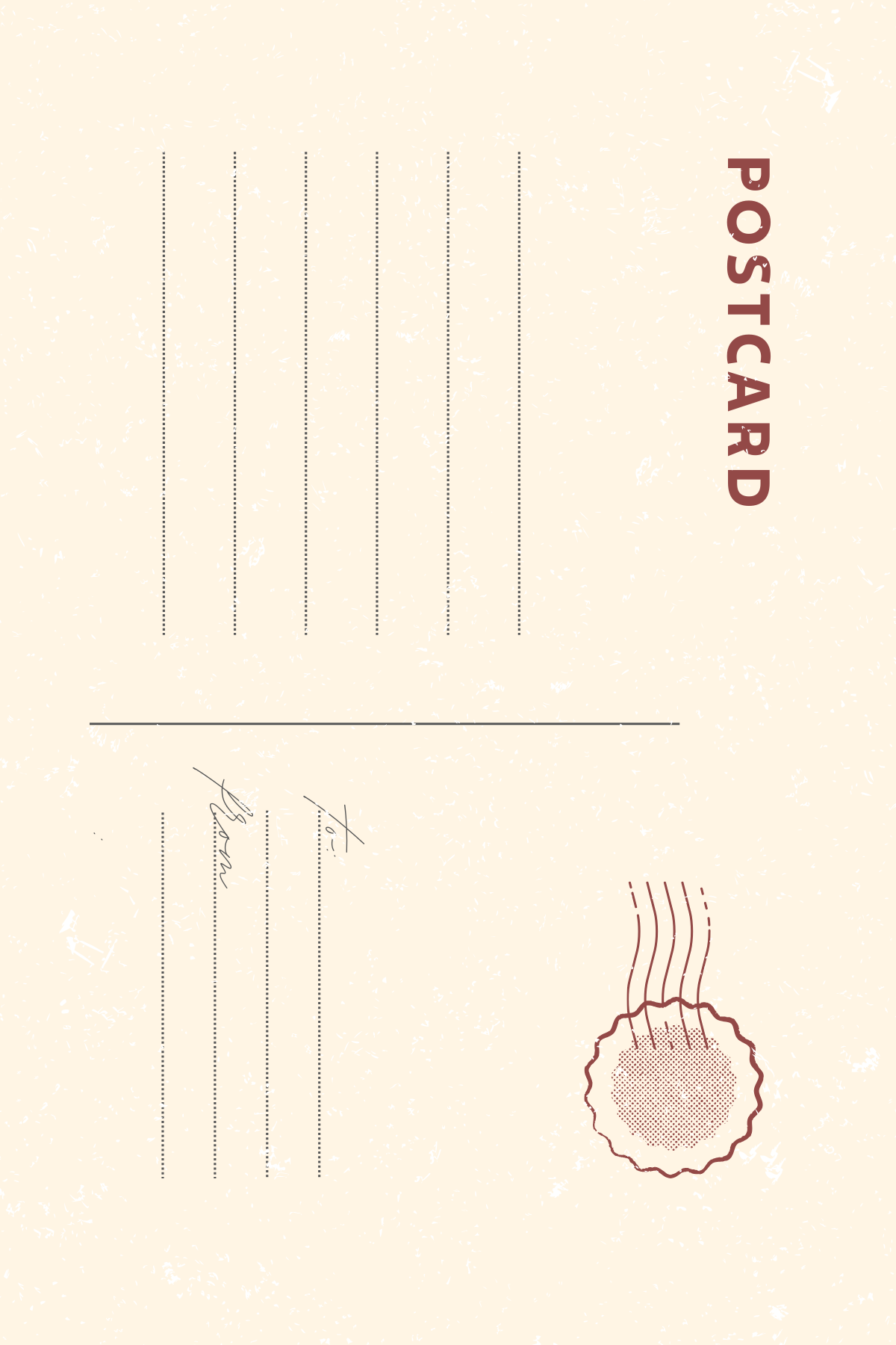 Strawberry Cake Birthday Postcard ππ