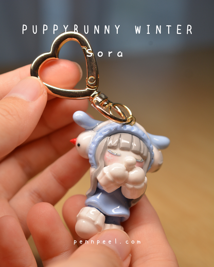 Sora ❄️ Keychain ❄️ Puppybunny Winter (Pre-order)