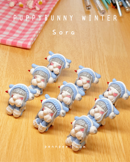 Sora ❄️ Desk Buddy ❄️ Puppybunny Winter (Pre-order)