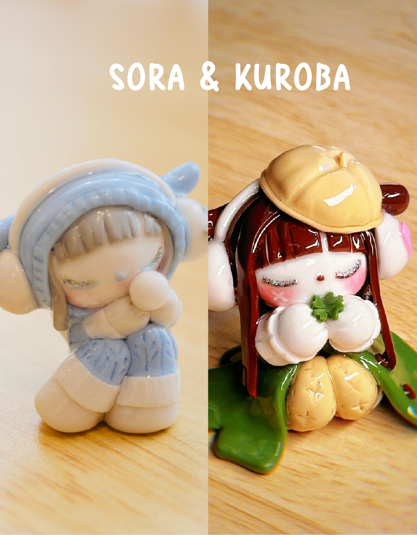 2 Pcs Bundle Puppybunny (Pre-order) ❄️🌸🍀🍋🍁
