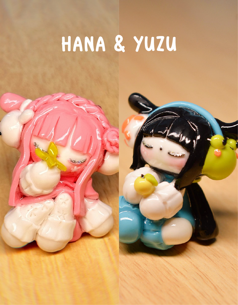 2 Pcs Bundle Puppybunny (Pre-order) ❄️🌸🍀🍋🍁