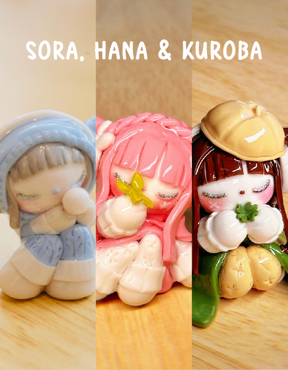 3 Pcs Bundle Puppybunny (Pre-order) ❄️🌸🍀🍋🍁