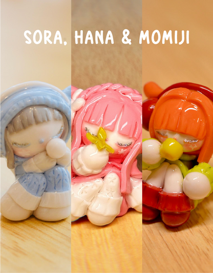 3 Pcs Bundle Puppybunny (Pre-order) ❄️🌸🍀🍋🍁