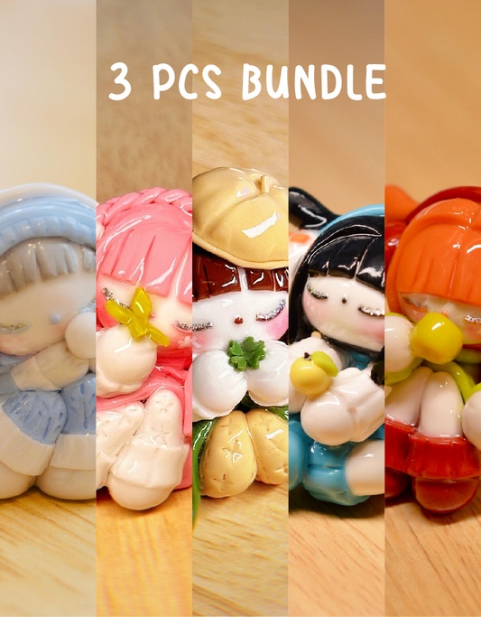 3 Pcs Bundle Puppybunny (Pre-order) ❄️🌸🍀🍋🍁