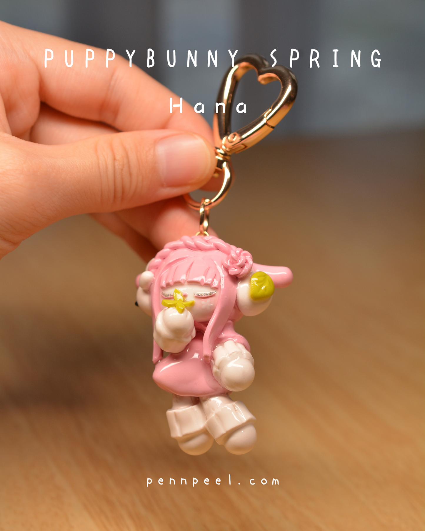 Hana 🌸 Keychain 🌸 Puppybunny Spring (Pre-order)
