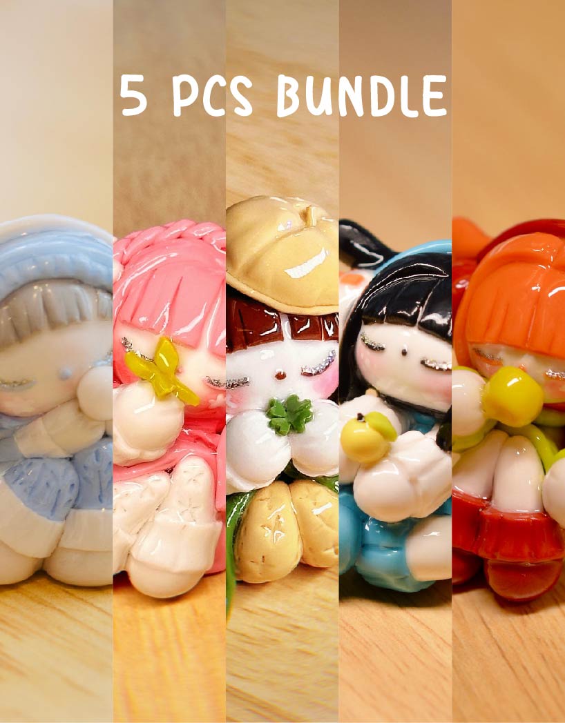 5 Pcs Bundle Puppybunny (Pre-order) ❄️🌸🍀🍋🍁