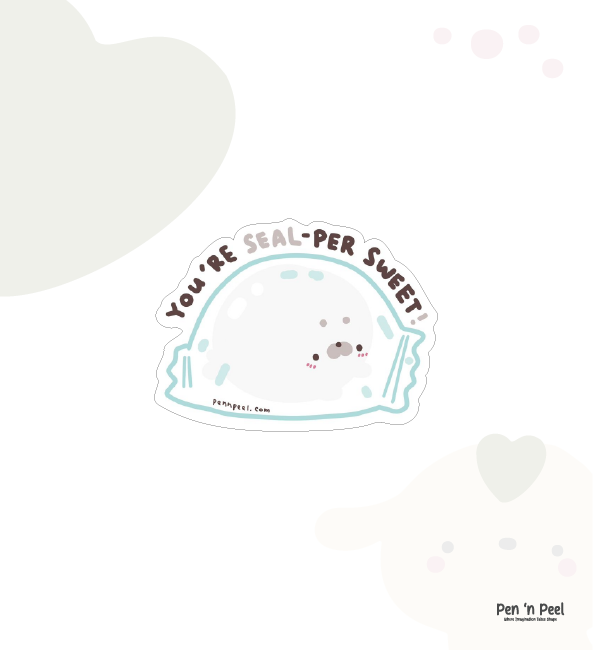 Baby Seal (Blue) Sticker