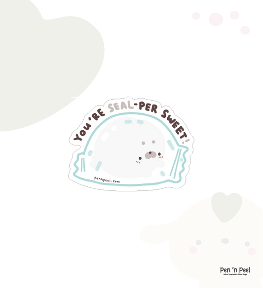 Baby Seal (Blue) Sticker