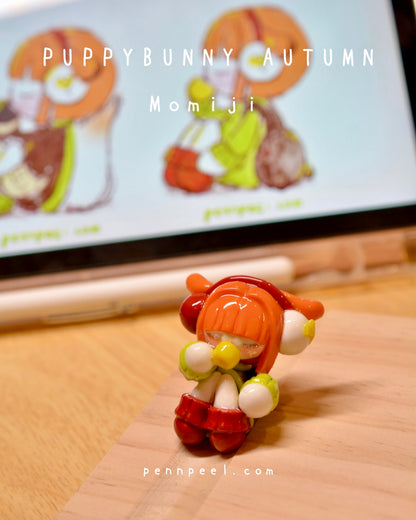 Momiji 🍁 Desk Buddy 🍁 Puppybunny Autumn (Pre-order)