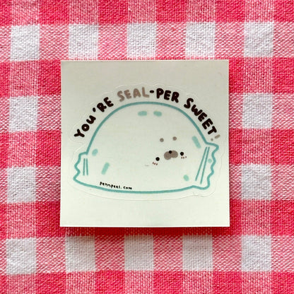 Baby Seal (Blue) Sticker