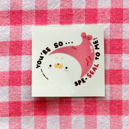 Baby Seal (Pink) Sticker