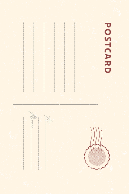 Strawberry Cake Birthday Postcard 🍓🎂
