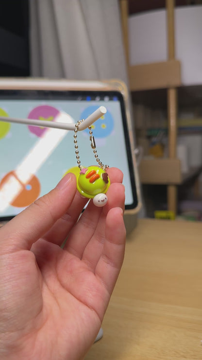 Button Turtle Keychain -  Fresh Green 💚 (Pre-order)