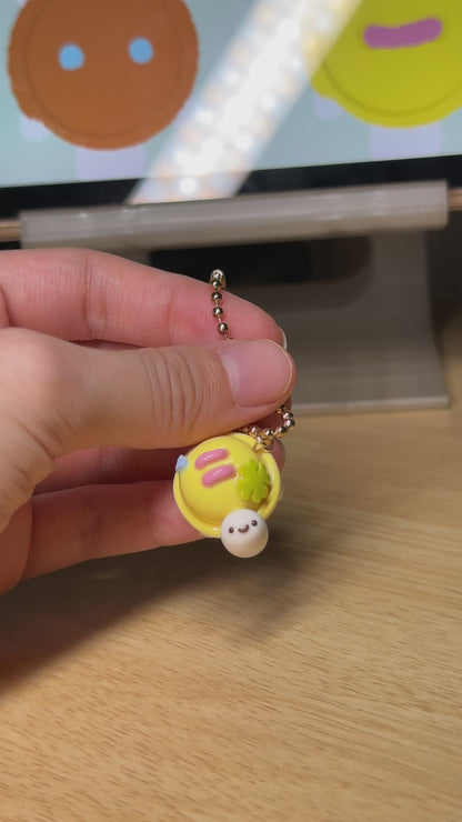 Button Turtle Keychain - Sunny Yellow 💛 (Pre-order)