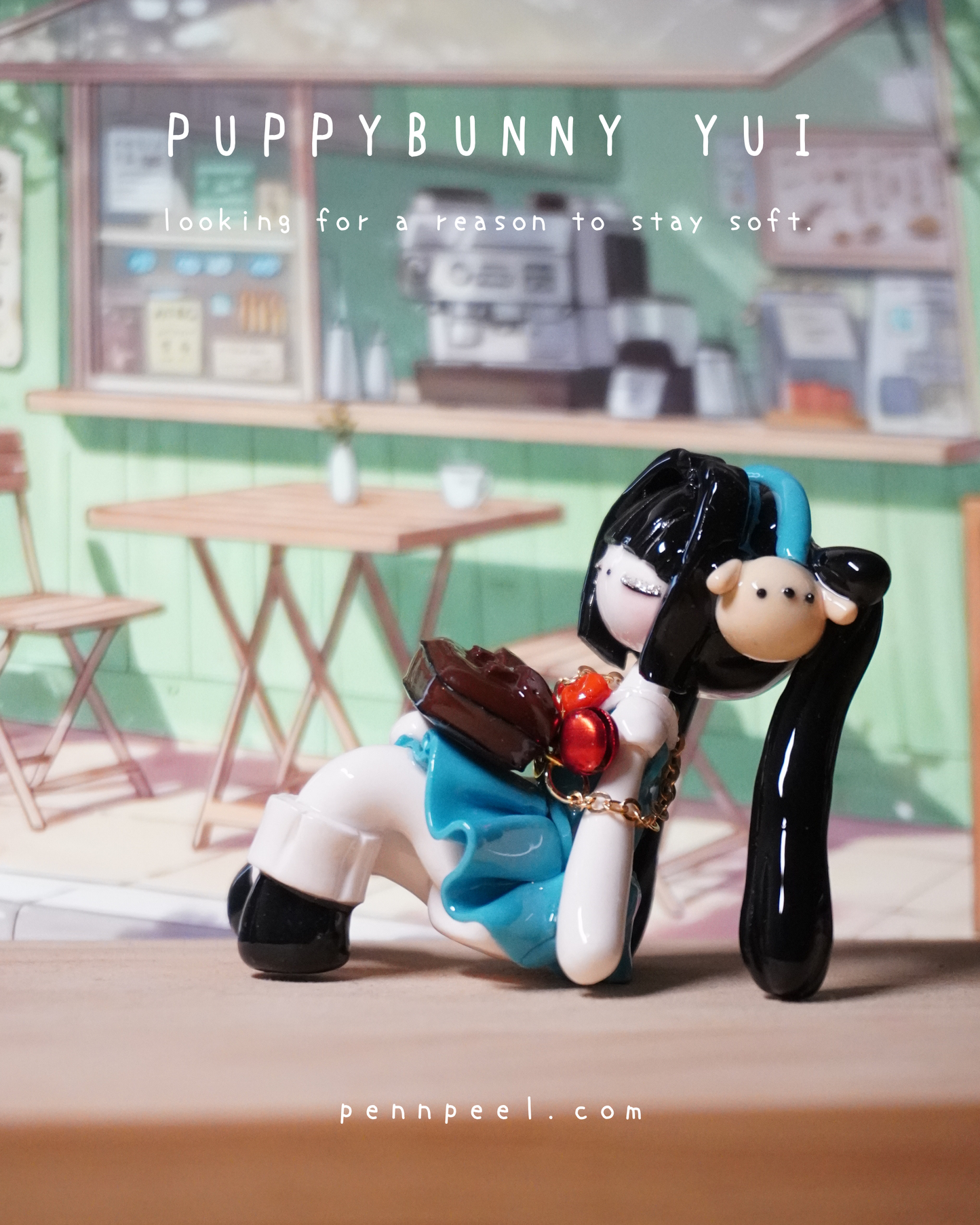 Yui: The Puppy Yawn (Turquoise)