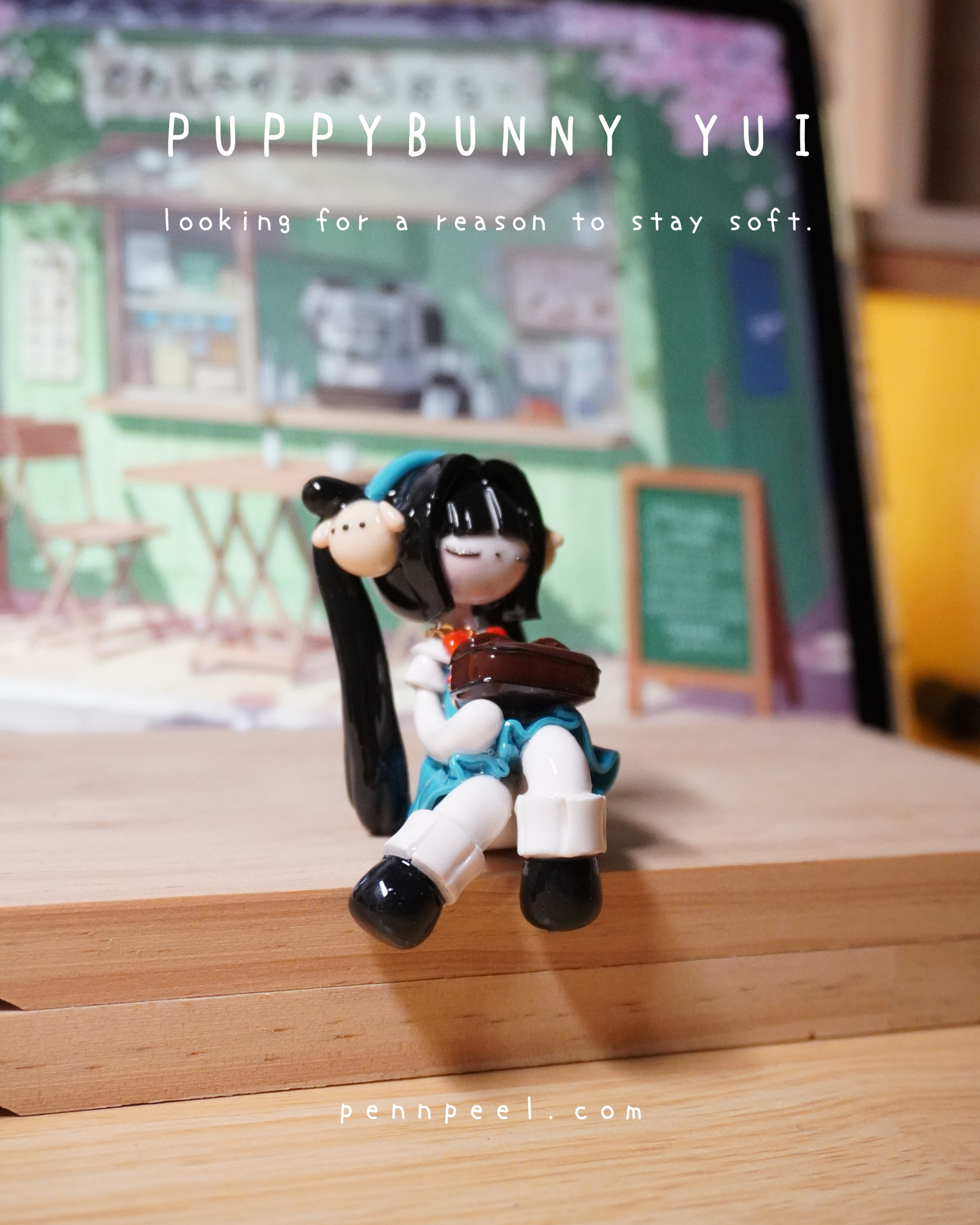 Yui: The Puppy Yawn (Turquoise)