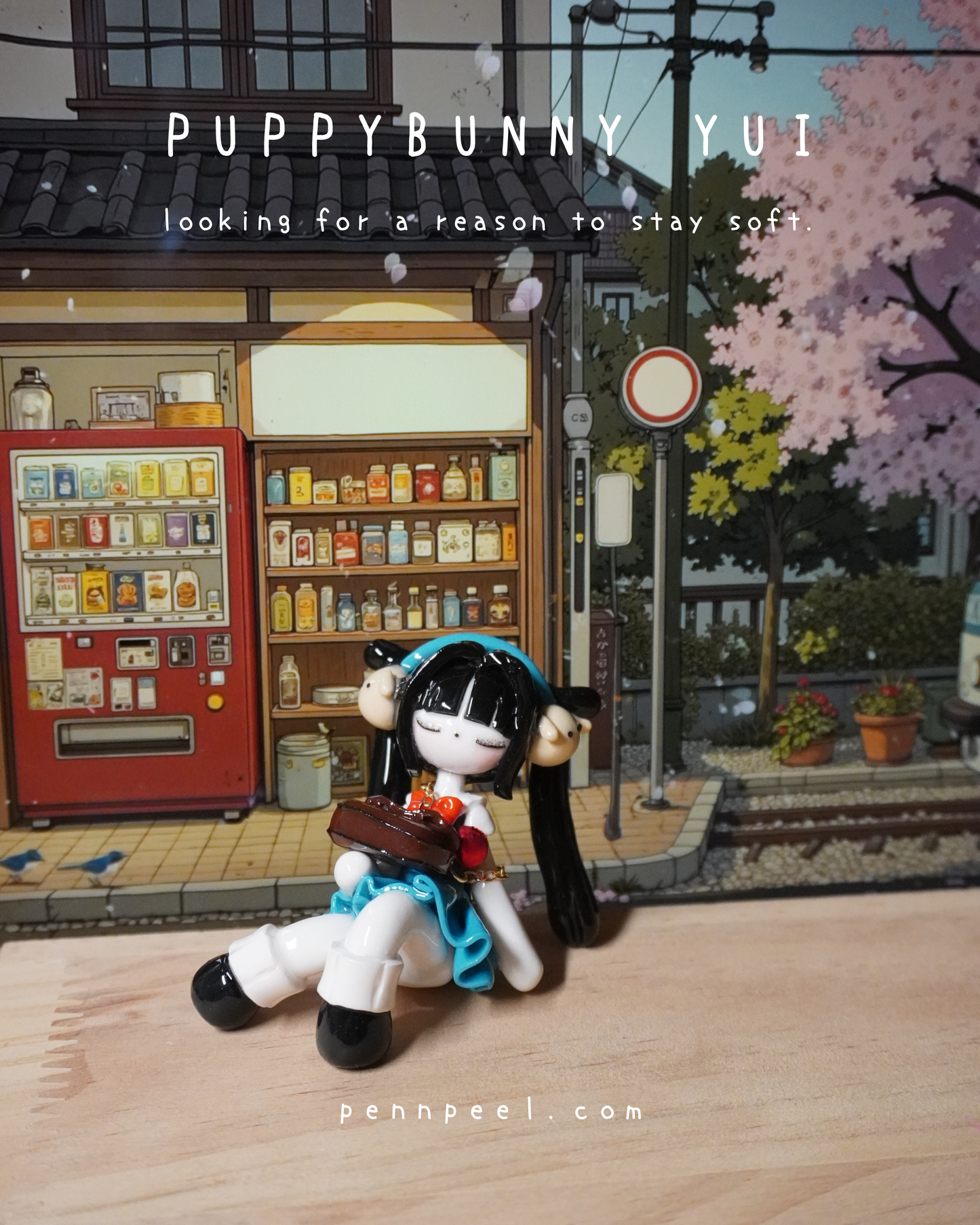 Yui: The Puppy Yawn (Turquoise)